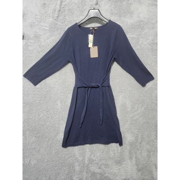 Womens Tommy Bahama Belted Dress Size Large Pickford Wrap Ocean Deep NWT - Picture 1 of 11